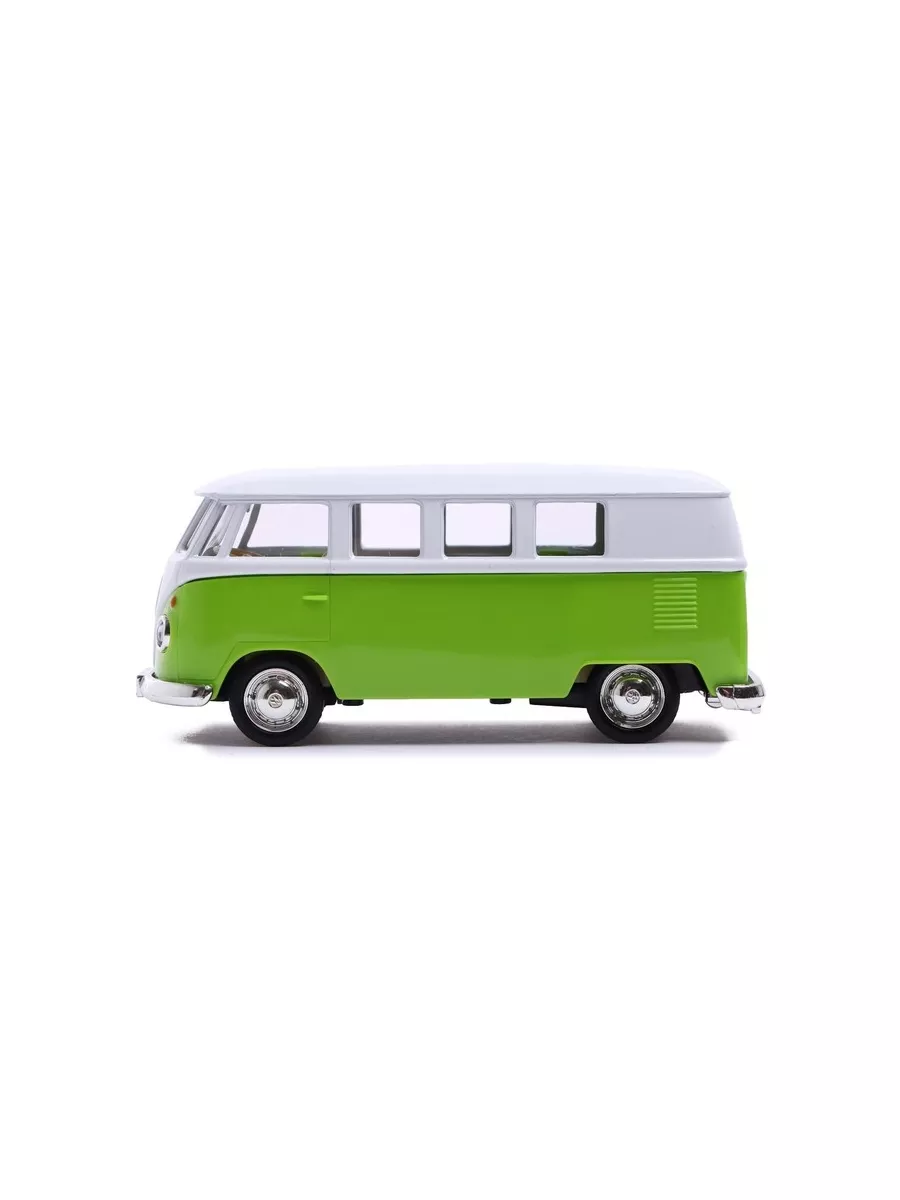 Автоград Машина металлическая VOLKSWAGEN TRANSPORTER T1 1:32, зелёный