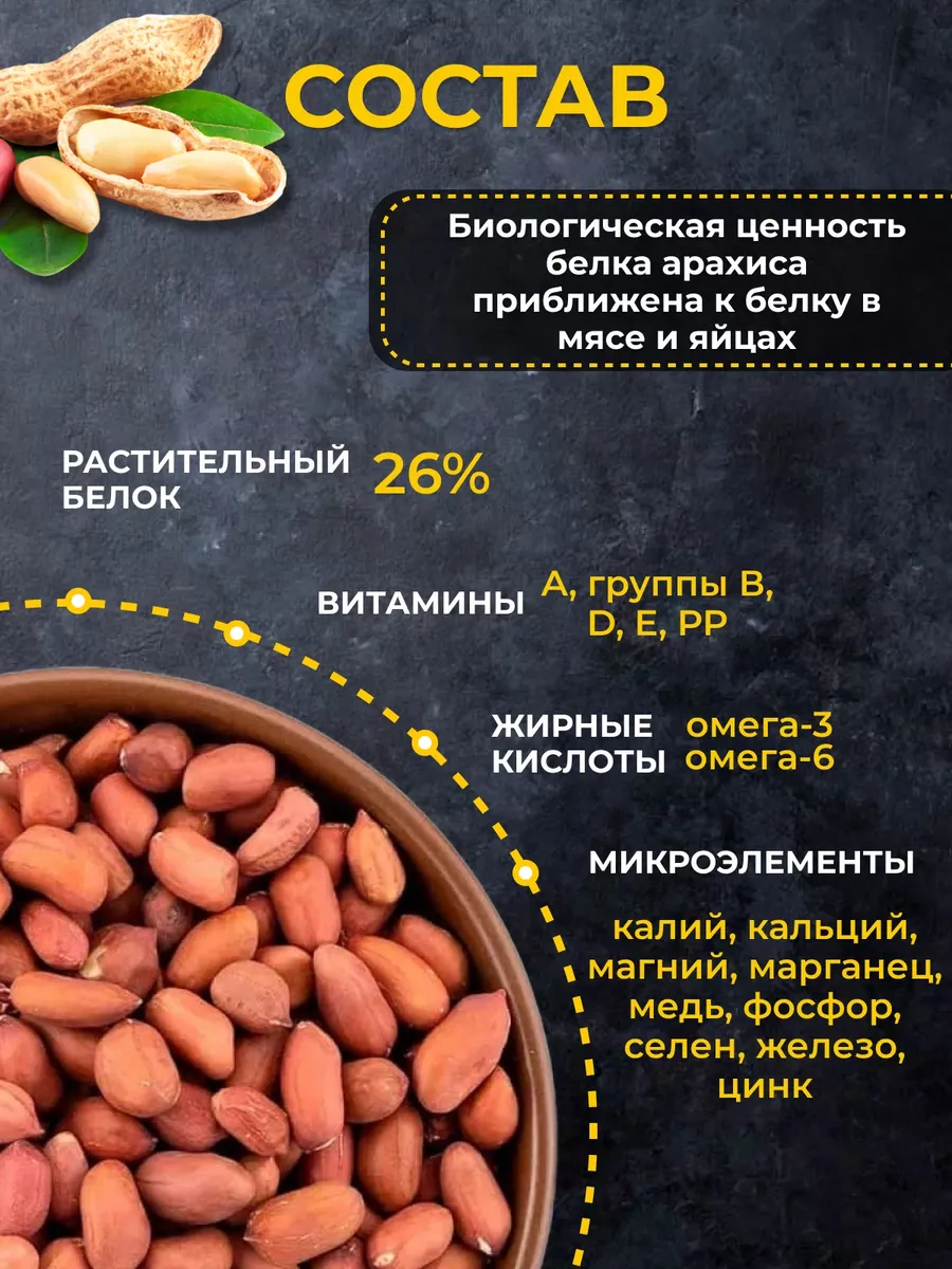 Арахис сырой Nuts&More купить по цене 240 ₽ в интернет-магазине Wildberries  | 205643033