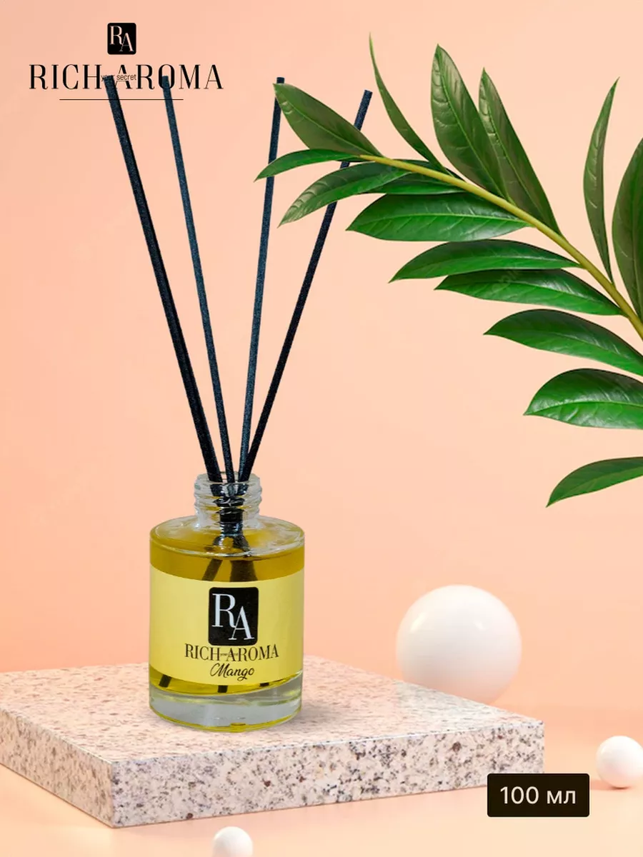 Парфюм для дома Манго (mango) - 100мл подарок на 8 марта RICH AROMA купить  по цене 1 299 ₽ в интернет-магазине Wildberries | 205758574