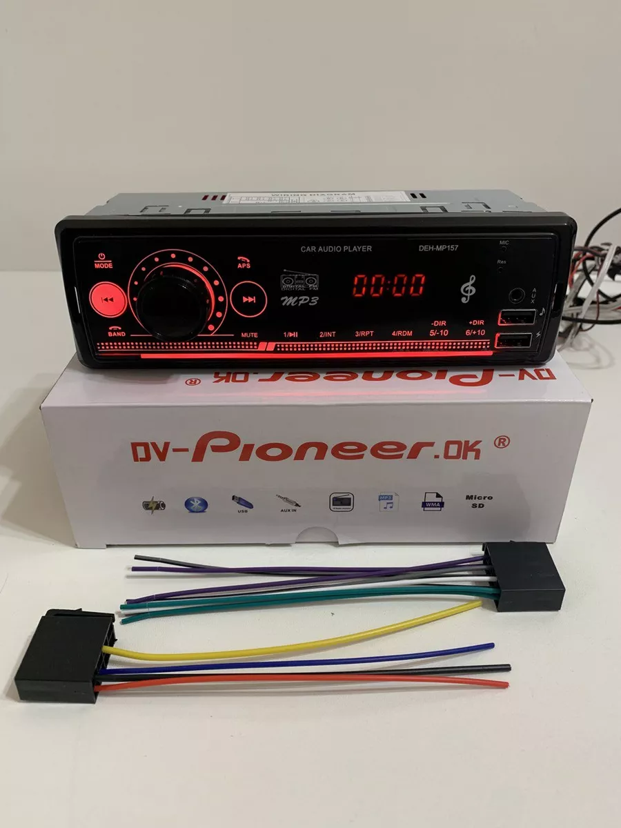 Магнитола с блютус, по 50W на 4 колонки, 2 USB Pioneer купить по цене 782 ₽  в интернет-магазине Wildberries | 206110844