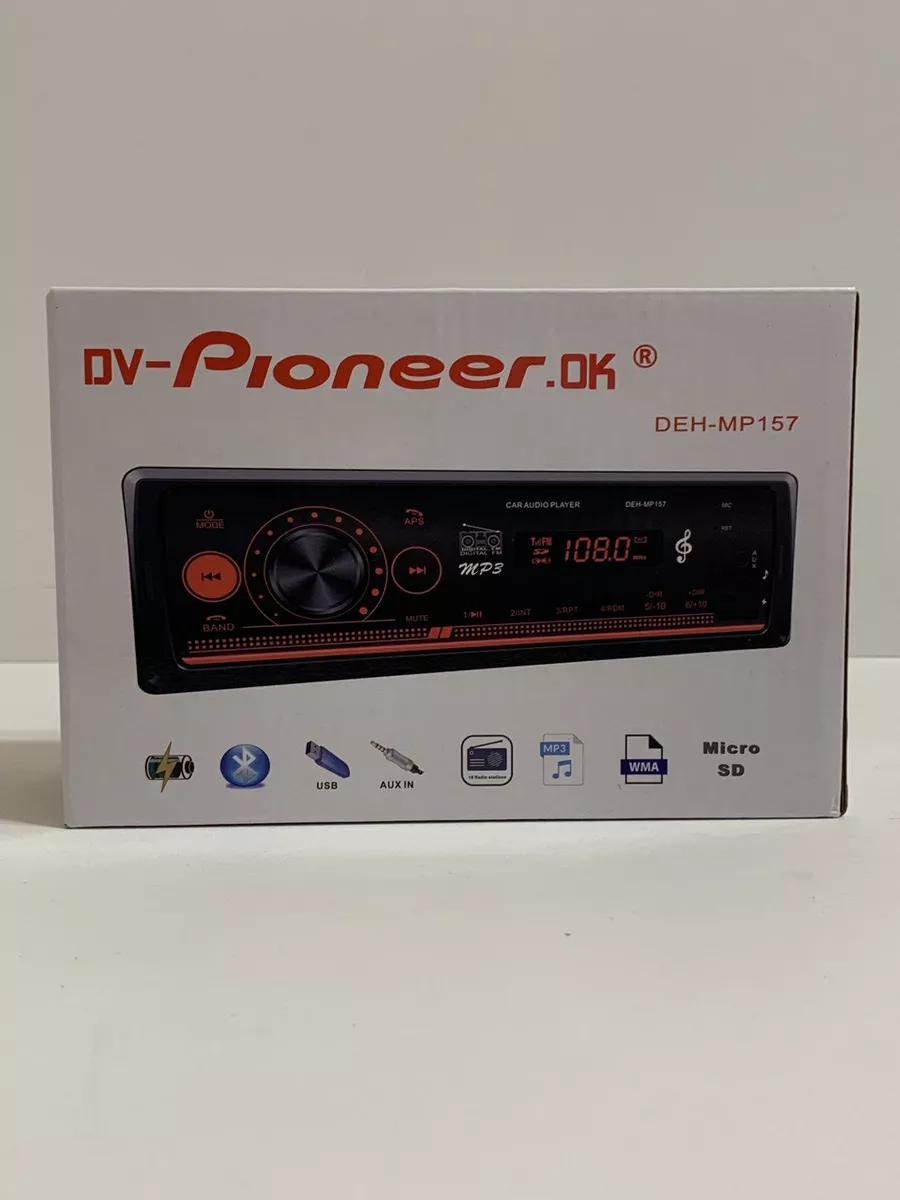 Магнитола с блютус, по 50W на 4 колонки, 2 USB Pioneer купить по цене 782 ₽  в интернет-магазине Wildberries | 206110844