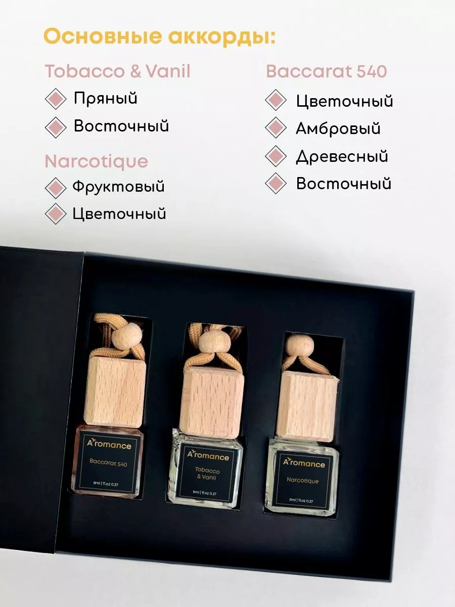 Ароматизатор подвесной набор флаконов 3 шт. для авто и дома Car Fragrance  купить по цене 3 063 ₽ в интернет-магазине Wildberries | 206189847