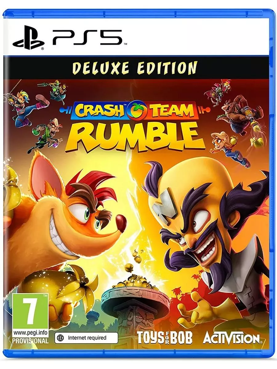 PlayStation Игра на PS5 Crash Team Rumble - Deluxe Edition, диск