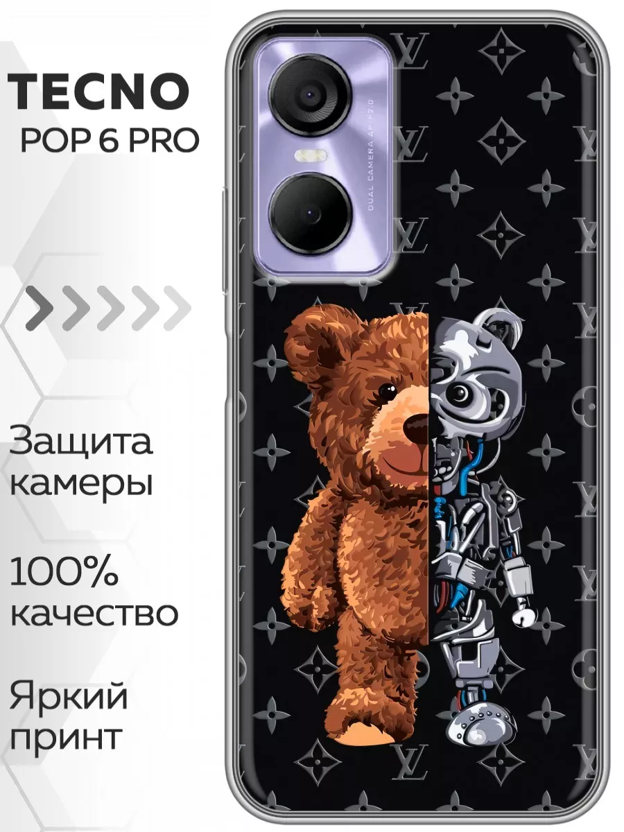 Tecno Чехол на Tecno Pop 6 Pro/Текно Поп 6 Про