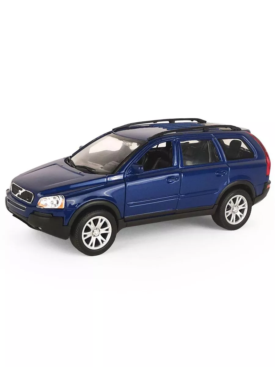 WELLY Машинка 1:32 Volvo XC90 Синий пруж. мех.