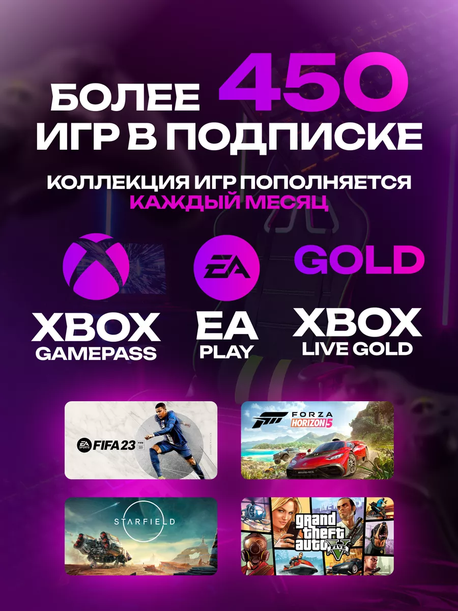 Microsoft Подписка Xbox Game Pass Ultimate 13 Месяцев