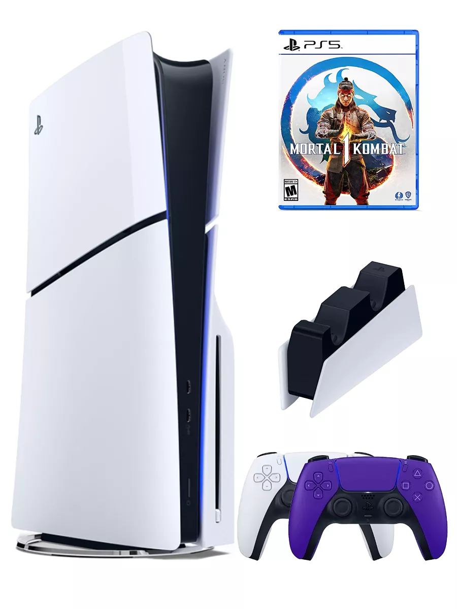 PS5 (ПС5)Игровая приставка PlayStation 5 Slim+Mortal Combat Sony купить по  цене 83 720 ₽ в интернет-магазине Wildberries | 207323399