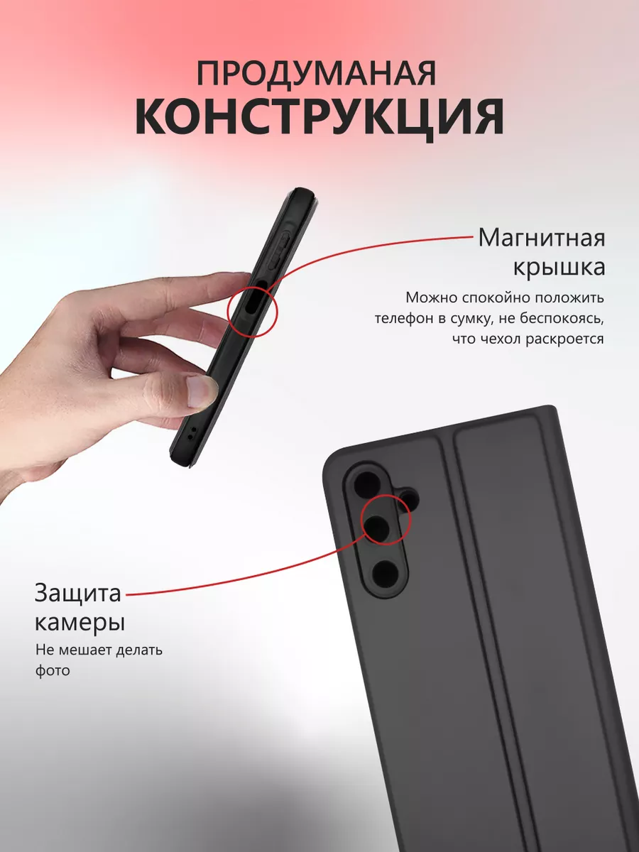 Чехол книжка на Samsung Galaxy A15 4G 5G JFK купить по цене 570 ₽ в  интернет-магазине Wildberries | 207567597