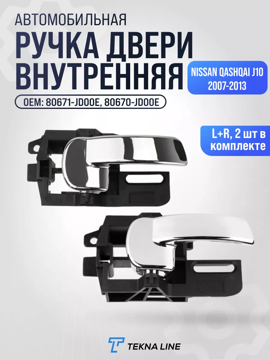 TEKNA LINE Ручки двери для автомобиля Nissan Qashqai J10 2007-2013