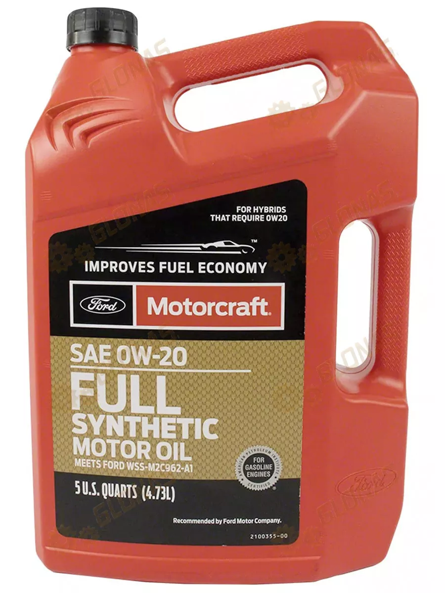 Ford Моторное масло Форд Motorcraft 0w20 Full Synthetic 4,73л