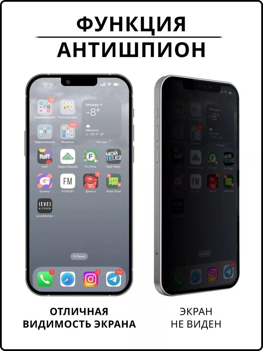 ACHILLES Антишпион стекло для Xiaomi 14