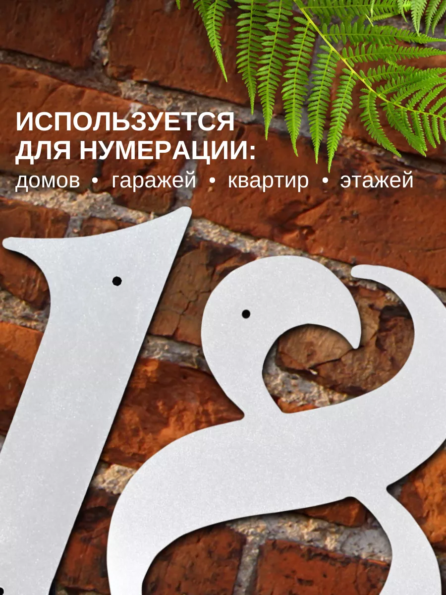 Цифры на дом большие Нет бренда купить по цене 261 ₽ в интернет-магазине  Wildberries | 210046392