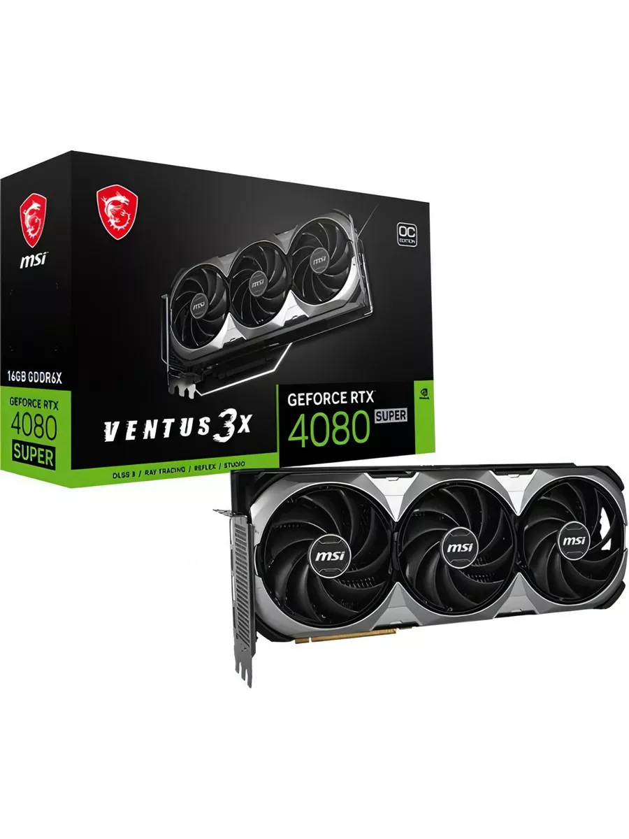 Видеокарта NVIDIA GeForce RTX 4080 SUPER 16G VENTUS 3X OC MSI купить по  цене 130 999 ₽ в интернет-магазине Wildberries | 210161711