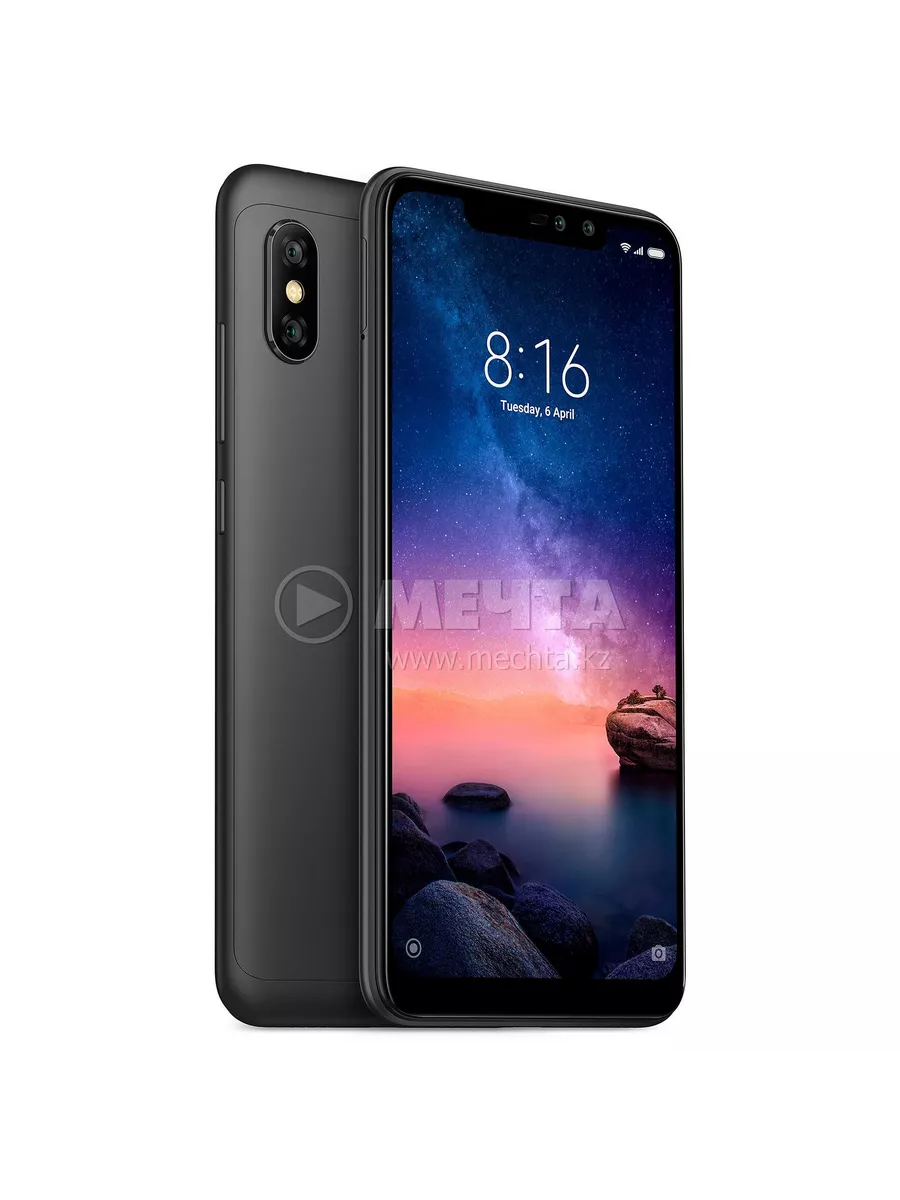 Смартфон Redmi 6 Pro 4 64 Lumis купить по цене 5 661 ₽ в интернет-магазине  Wildberries | 210309668