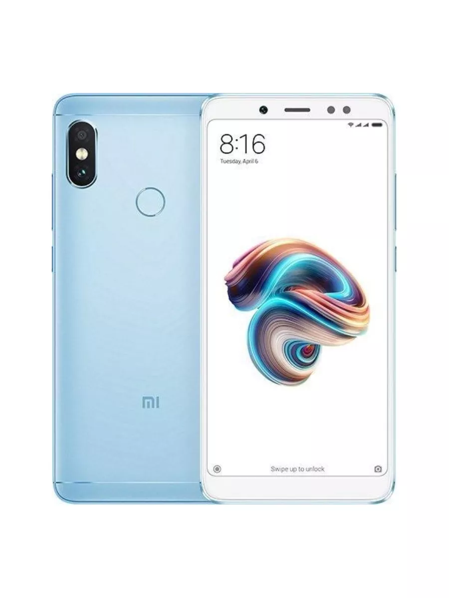 Xiaomi Смартфон Redmi Note 5 4/64 GB Blue (Голубой) EU