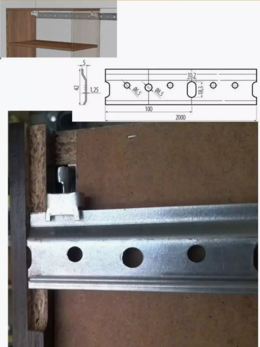 Планка для навески кухонных шкафов как установить