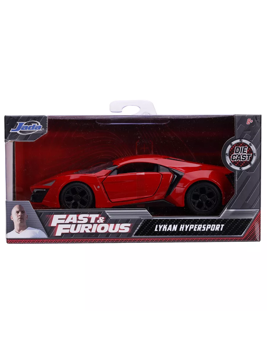 Модель Машинки Форсаж 1 32 FF Lykan Hypersport 97386 Jada Toys купить по  цене 1 124 ₽ в интернет-магазине Wildberries | 211105690