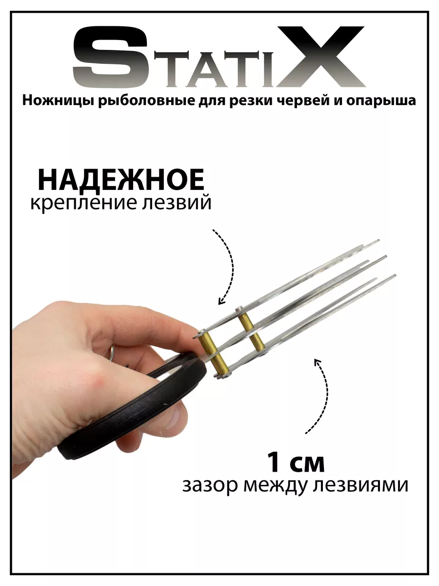 Ножницы рыболовные для резки червей, опарыша StatiX купить по цене 701 ₽ в  интернет-магазине Wildberries | 211607244