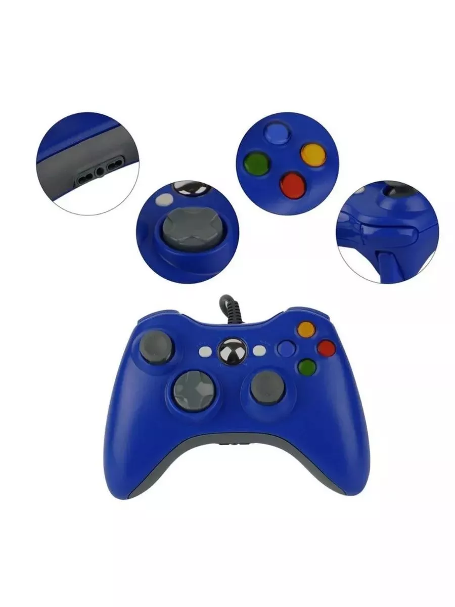 Джойстик для ПК и XBOX 360 gamepad проводной