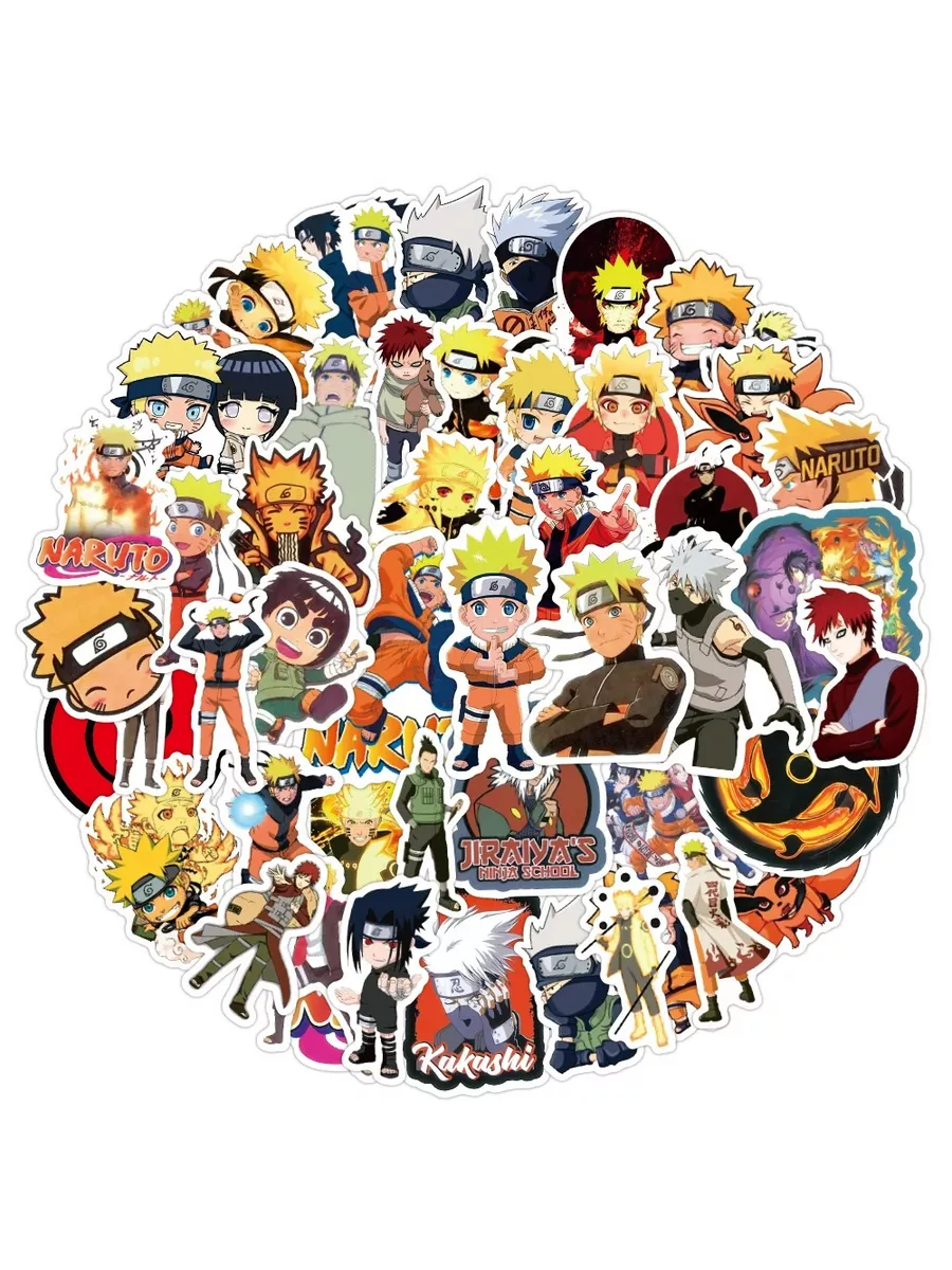 Наклейки на телефон аниме Наруто Naruto 53шт StickerHub купить по цене 6,87  р. в интернет-магазине Wildberries в Беларуси | 211841646