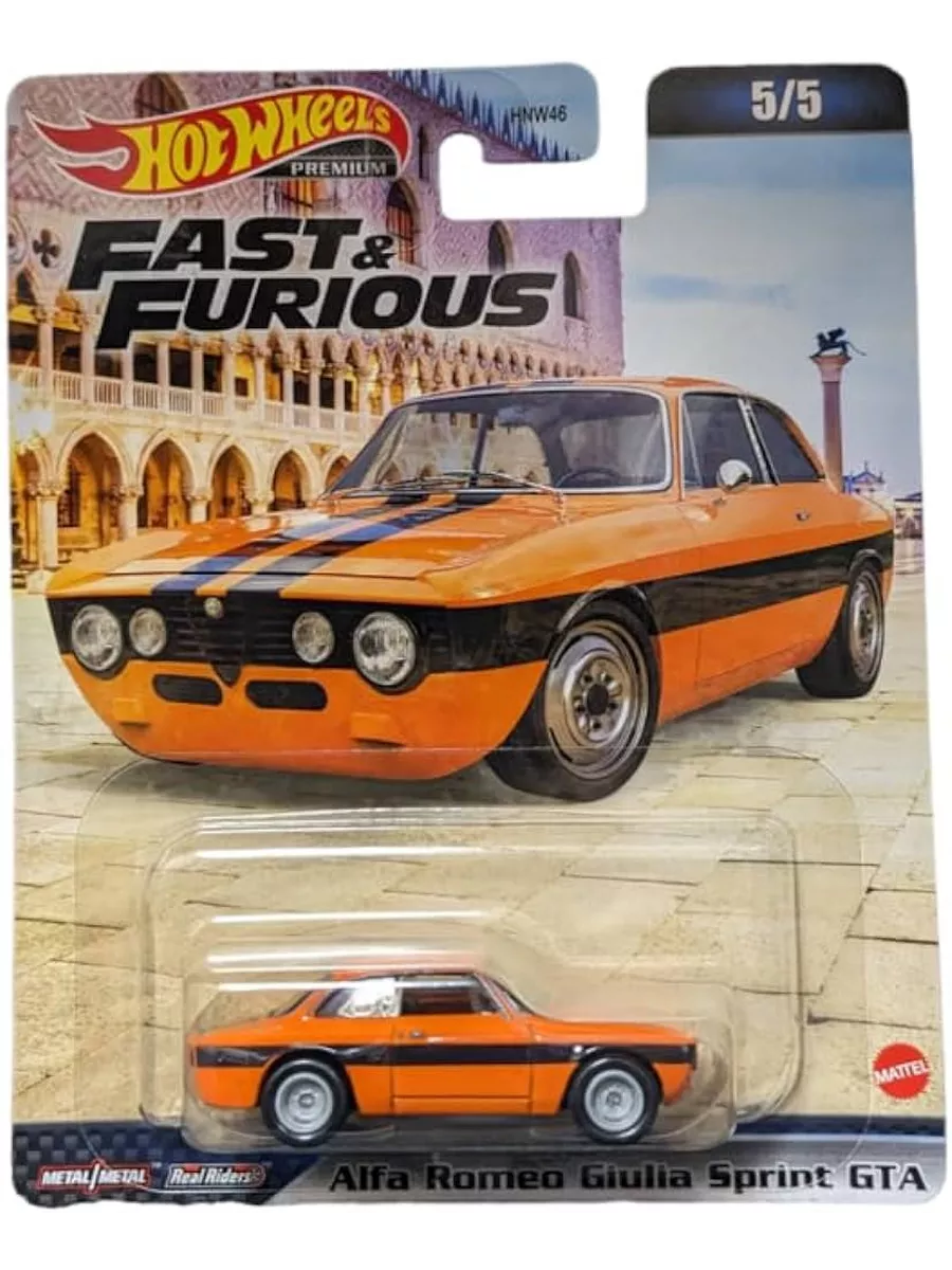 Hot Wheels Alfa Romeo Giulia Sprint GTA машинка (Fast&Furious 2023)