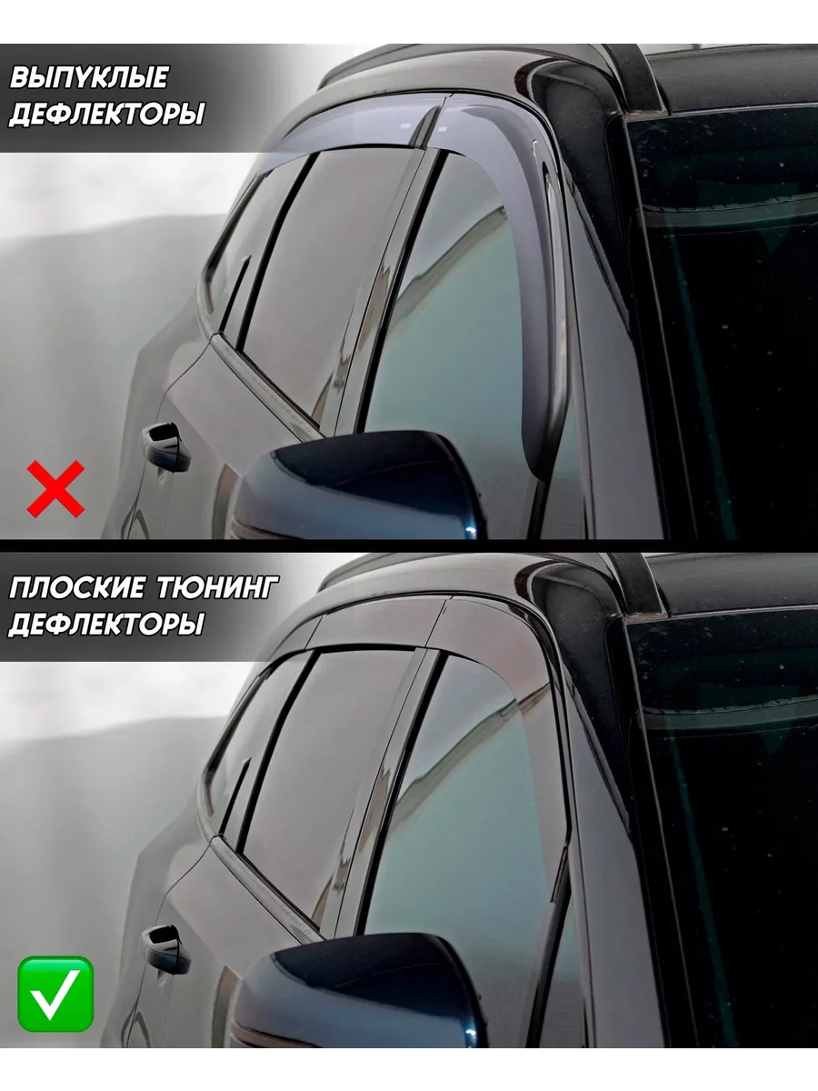 Плоские дефлекторы для авто Ford Focus 3 хетчбэк (2011-2019) MOSTEO купить  по цене 5 622 ₽ в интернет-магазине Wildberries | 212778329