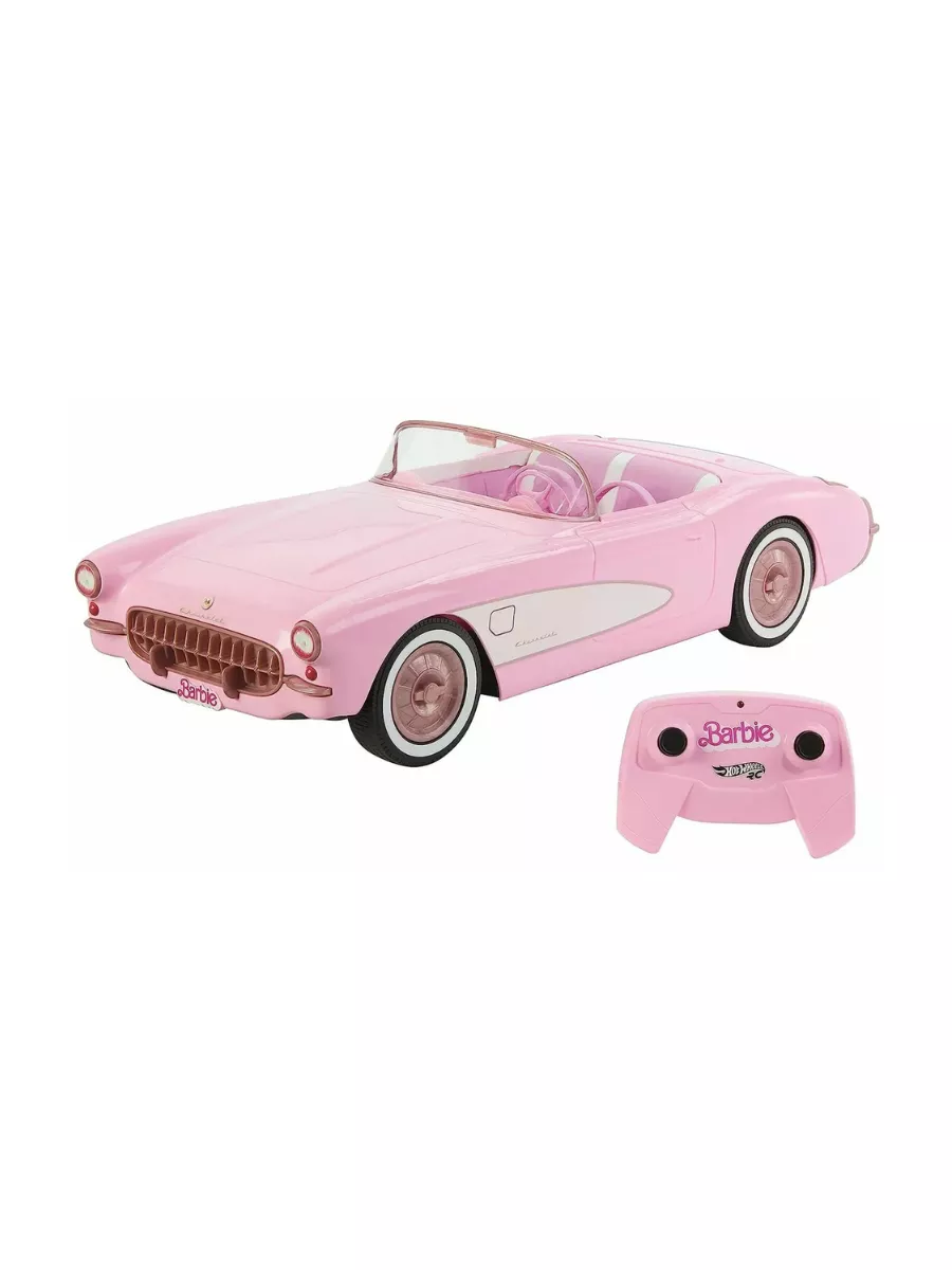 Hot Wheels Радиоуправляемая машина Barbie Corvette Remote Control