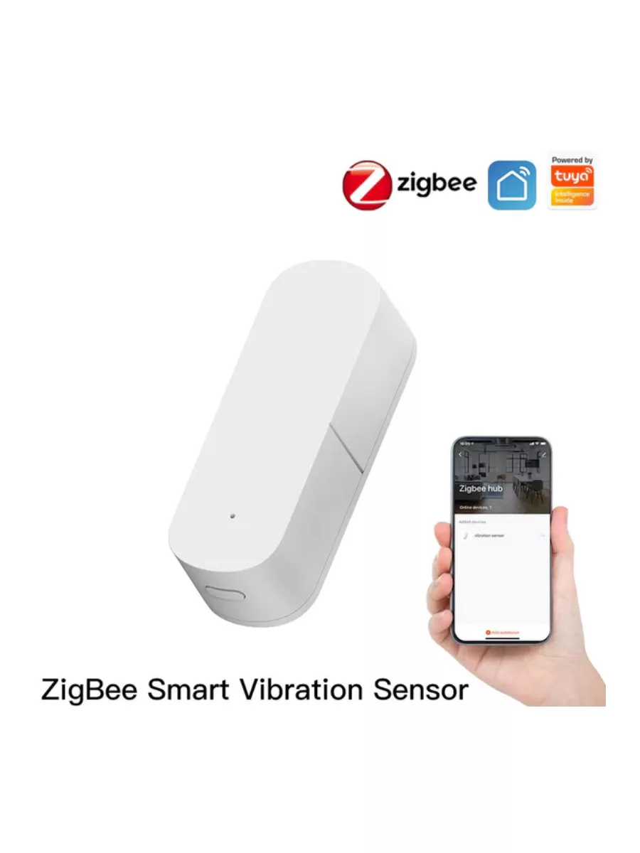 Датчик вибрации ZigBee Vibration Sensor MOES купить по цене 1 134 ₽ в  интернет-магазине Wildberries | 213108140