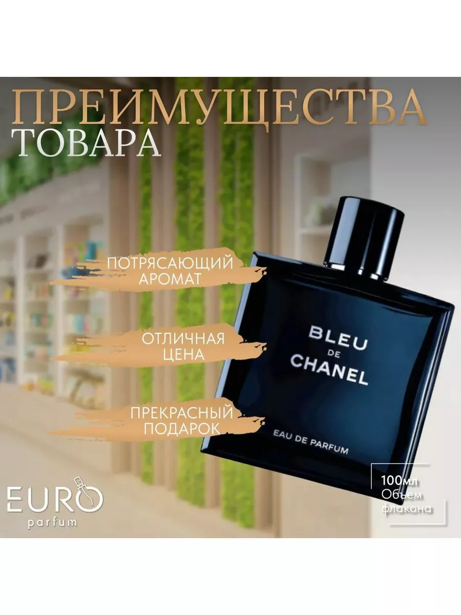 Духи BLUE de chanel 100 ml ДУХИ ЛЮКС купить по цене 1 122 ₽ в  интернет-магазине Wildberries | 213336030