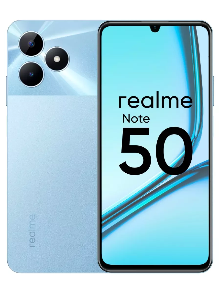 Realme Смартфон Note 50 3/64 ГБ голубой