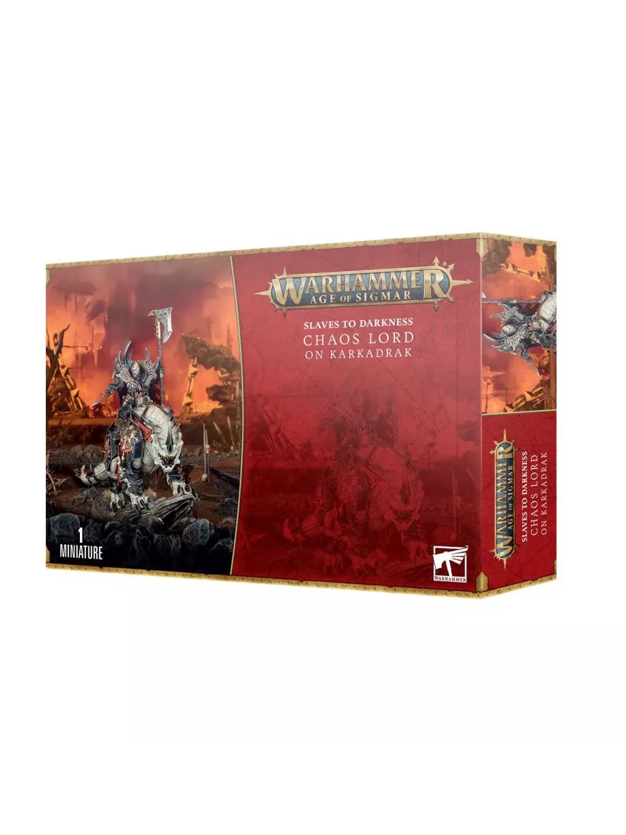 AoS Slaves to Darkness Lord on Karkadrak Games Workshop купить по цене 5  264 ₽ в интернет-магазине Wildberries | 213819262