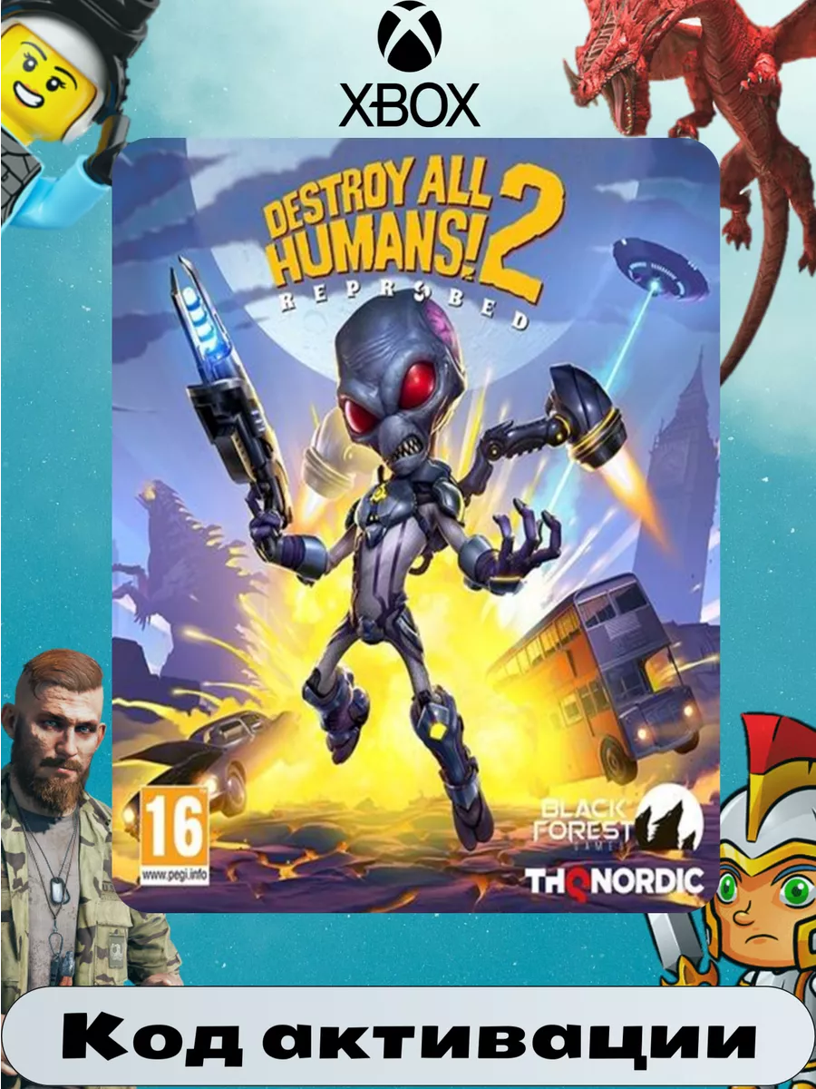 Xbox Игра DESTROY ALL HUMANS! 2 REPROBED. Xbox ключ