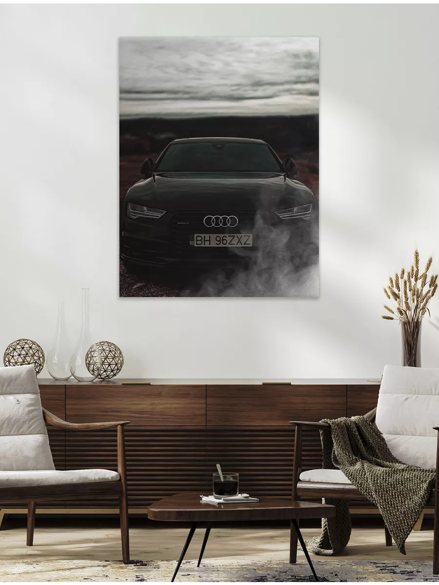 FIX CANVAS Картина Машина Audi A7, автомобиль эстетика 60х80 см