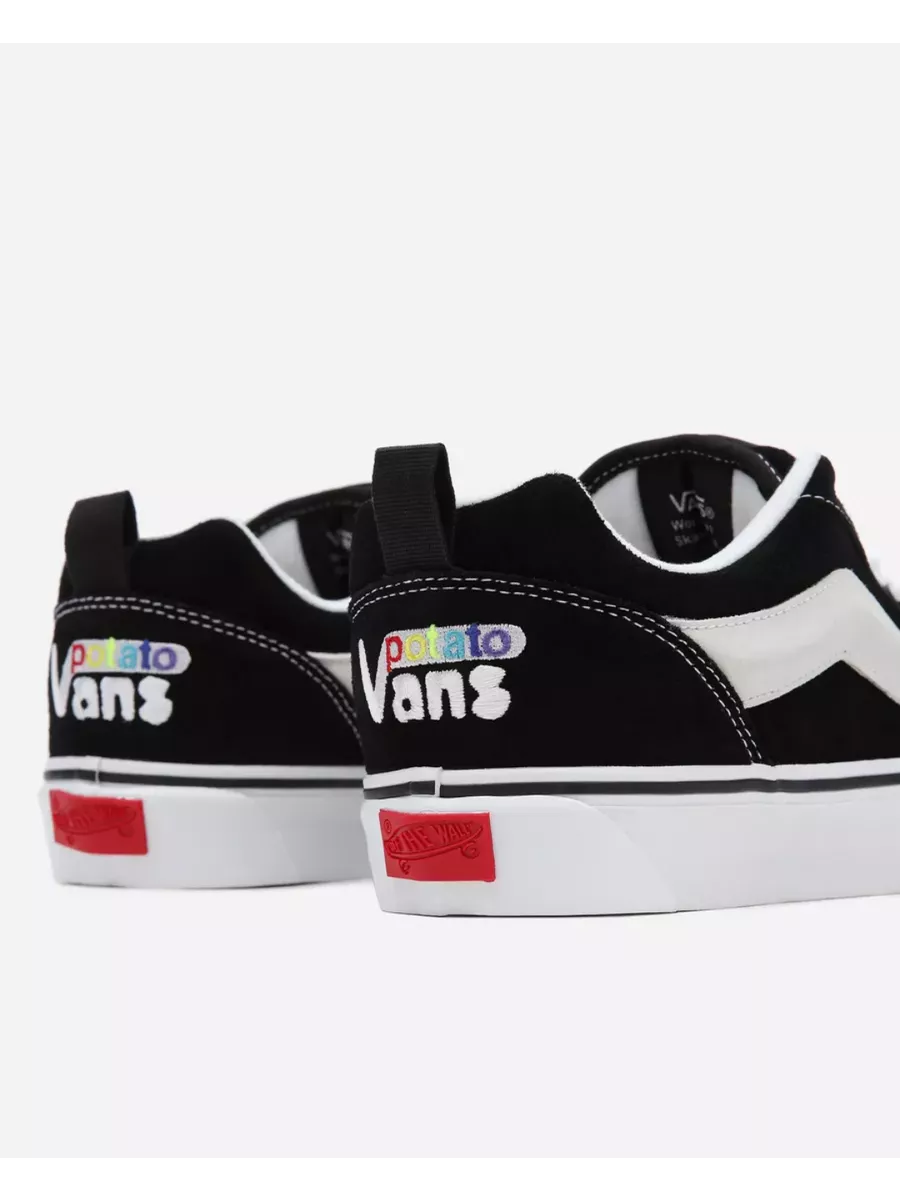 Vans school potato. Кеды vans knu skool. кроссовки vans knu skool. кроссовки potato vans imran. vans imran potato x knu-skool vr3 lx black.