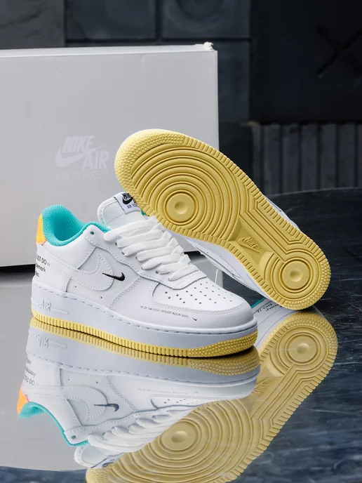 Air force 1 with swoosh best sale