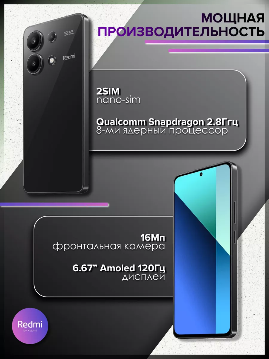 XIAOMI Смартфон Redmi Note 13 8/256Gb