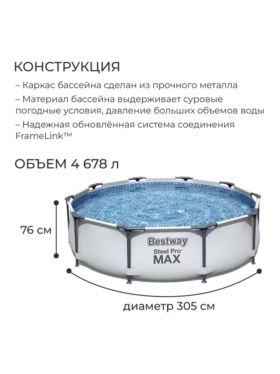 Схема сборки bestway steel pro