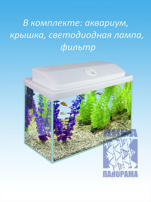 Аквариум с крышкой Sunsun HR ✅купить с доставкой: фото, цена, отзывы • AquaDeco Shop