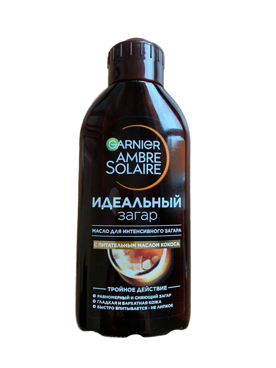 Garnier масло для интенсивного загара ambre solaire